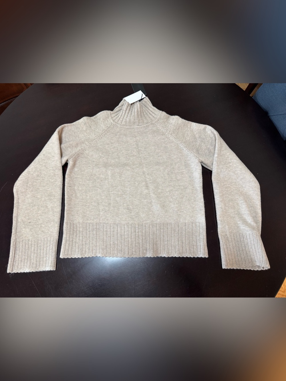 Truth by Republic Women's Turtleneck Sweater in Light Tan